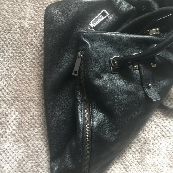 Kenneth Cole Pebbled Leather Shoulder Bag - Picture 3 of 14